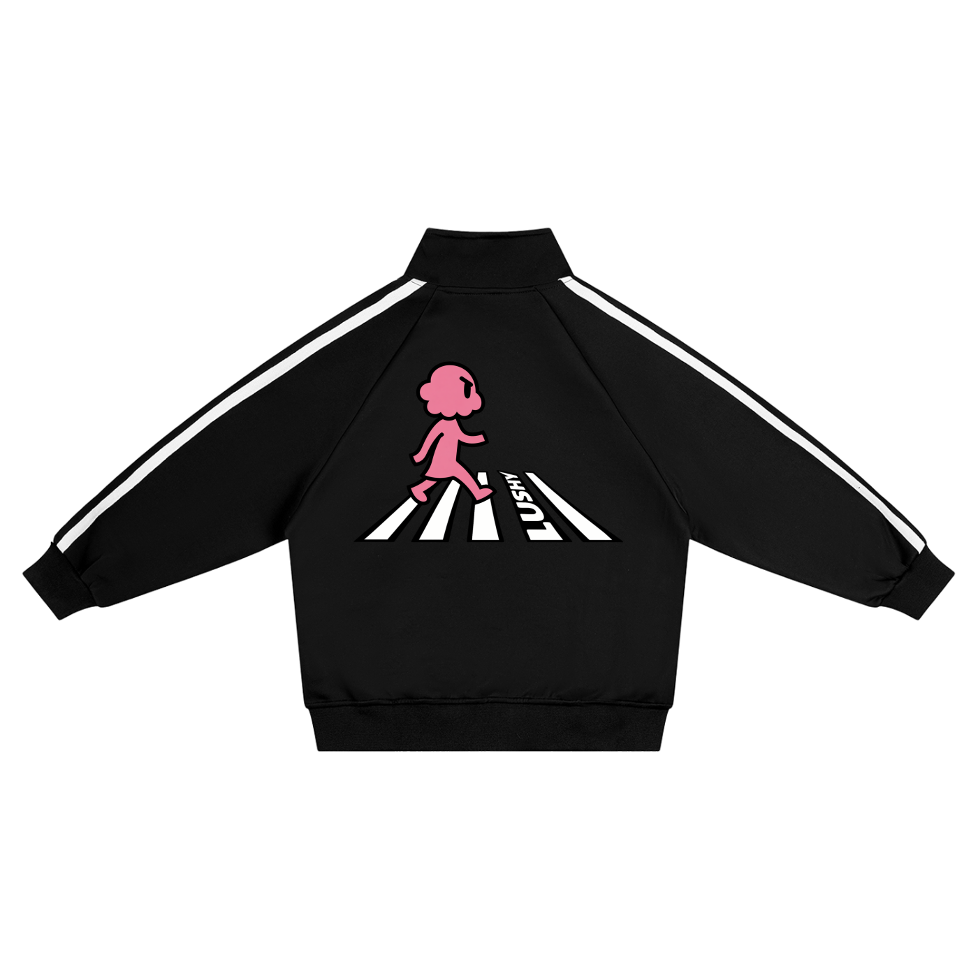LUSHY PINK CROSSWALK KIDS JACKET