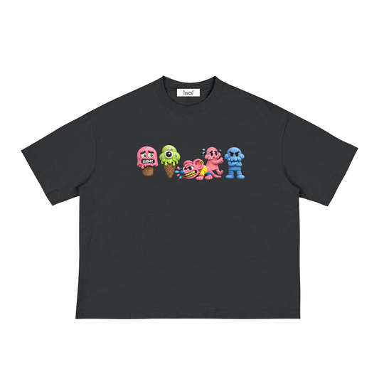 LUSHY CLAY CREW BOXY TEE