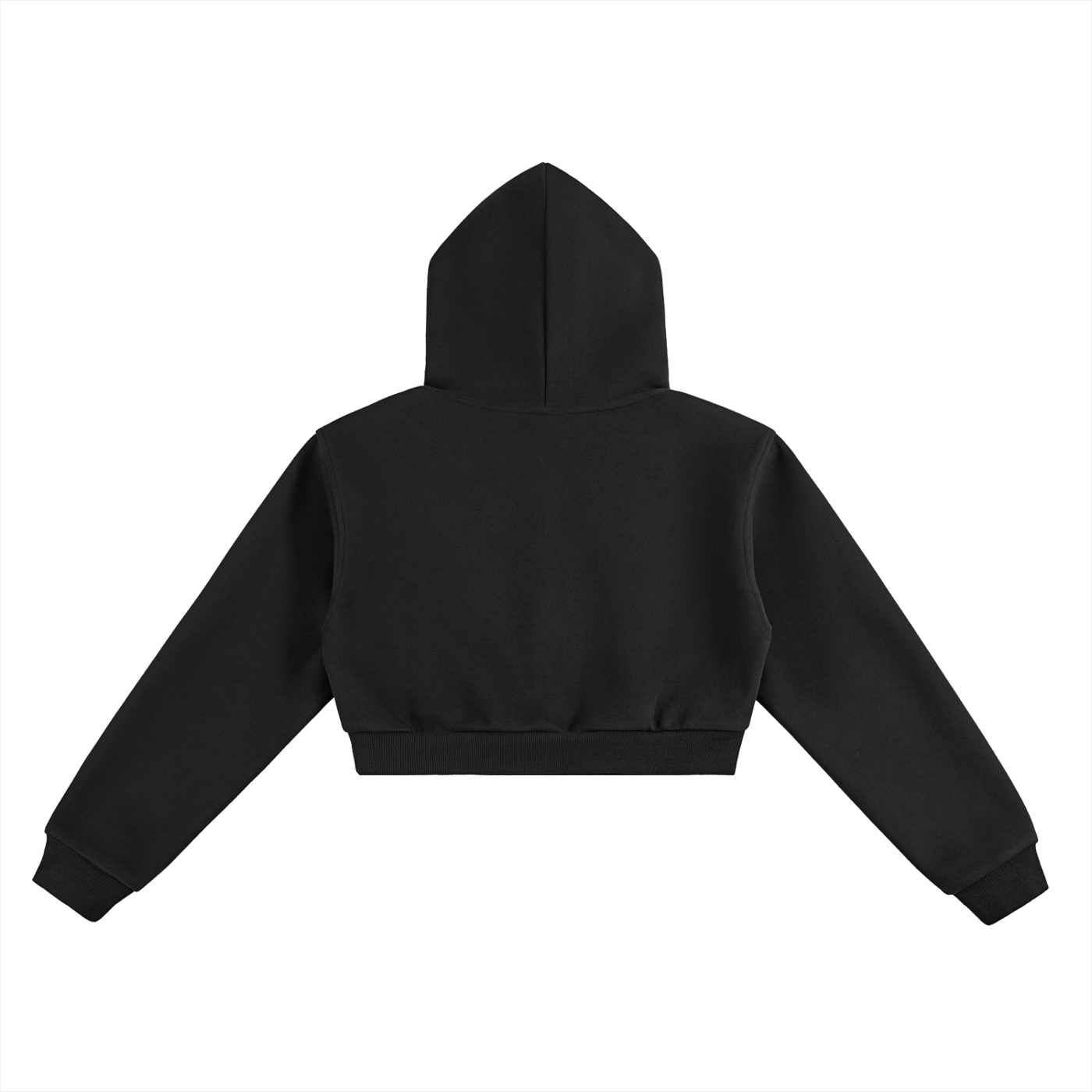 LUSHY ''L'' STAMP CROPPED HOODIE