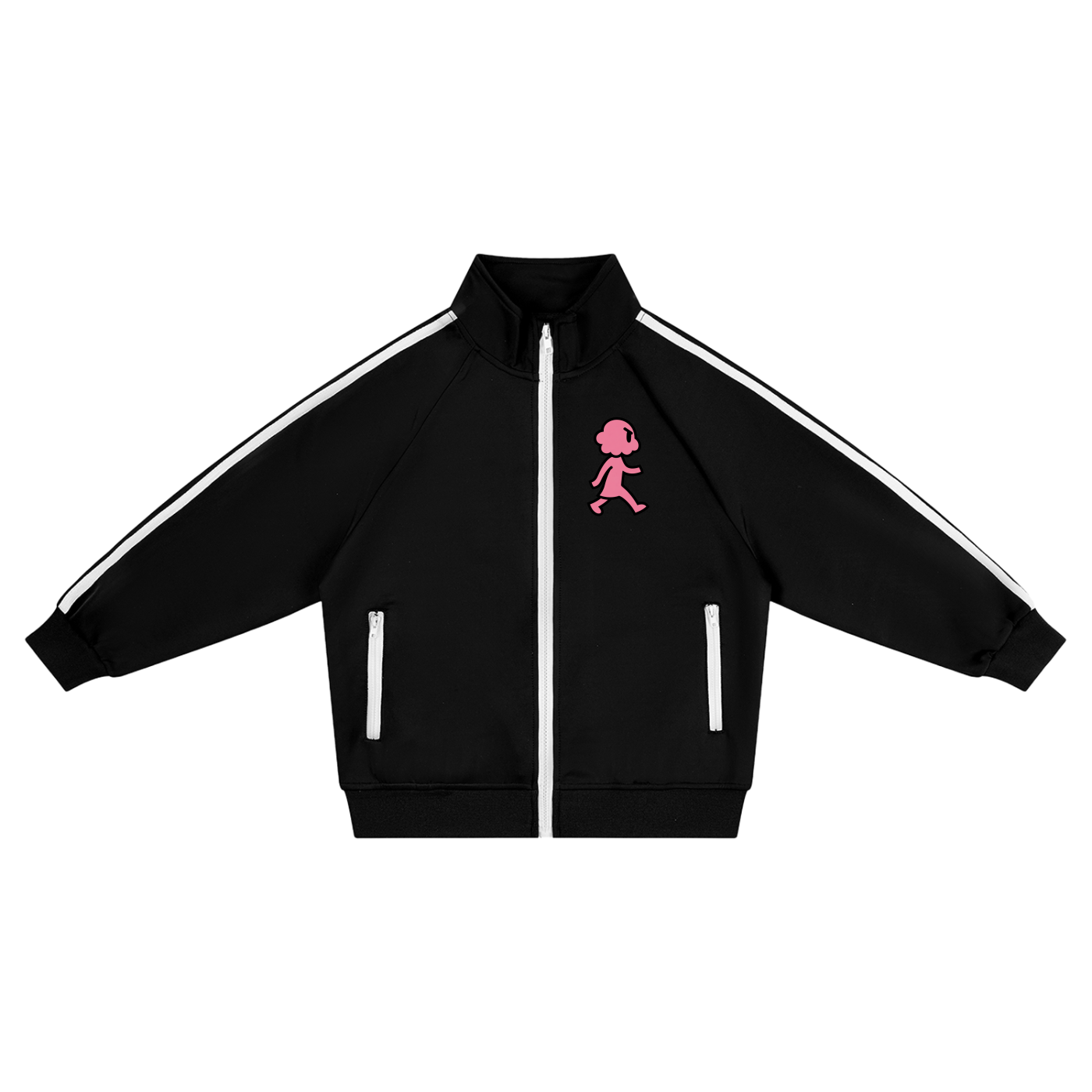 LUSHY PINK CROSSWALK KIDS JACKET